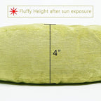 Tiita Outdoor Cushions Square Floor Pillow Thicken Tufted Seat Pad Large Floor Cushion for Yoga Meditation Living Room