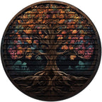 Tree Of Life, Carved Wood Wall Art, 3D Wall Decor, Home Decor, Housewarming Gift, Wall Hangings, Round Wall Art, Wooden Wall Decor,Home Art, Home Decor