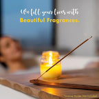 Patchouli Incense Sticks, Organic Hand Dipped Incense, Natural Herbs & Aromatic Ingredients, Contain 40 Sticks Inside, Burn Time 45-60 Min, Spiritual Gifts, Breezes Incense by Karma Pledge