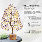 Amethyst & Citrine Crystal Tree of Life - Chakra Tree of Life, Handmade Gemstone Tree, Feng Shui Tree, Crystal Decoration, Money Tree, Spiritual Gift, Healing Crystal Tree, Gem Tree, Chakra Decor