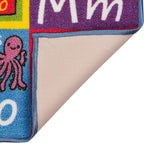 KC Cubs Bilingual Educational Kids Rug – English & Spanish ABC, Seasons & Days Mat – Language Learning Carpet Classroom & Playroom Baby-Toddler 3x5