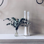 WGV Cylinder Vase, Diameter 5", Height 18", Clear Glass Floral Planter Container, Tall Centerpiece Arrangement for Wedding Party Event Home Office Decor, 1 Piece