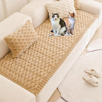 Mivnue Pet Couch Cover, Couch Covers for Dogs, Washable Dog Sofa Covers Couch Protector, Fuzzy Non Slip Couch Slipcover Pet Friendly