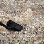 Keen Home Design 6x9 Rug - Machine Washable Area Rug with Non-Slip Backing, Ideal for Living Room, Dining Room, Bedroom - Vintage, Easy Clean, Durable, Low Pile Rug - (6' x 9')