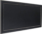 DesignOvation Wyeth Framed Magnetic Chalkboard, Black