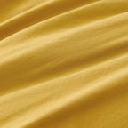 Bedsure Mustard Yellow Duvet Cover Twin/Twin XL Size - 2 Pieces Prewashed Cotton-Like Extra Soft Bedding Set, Includes 1 Twin Duvet Cover 68x90 Inches with Zipper Closure & 1 Pillow Sham, No Comforter