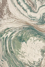 Ciicool Modern Abstract Area Rug 2x3 Washable Small Soft Entryway Rugs, Green Non-Slip Low Pile Throw Swirl Entry Rug, Foldable Kitchen Bathroom Rugs Floor Carpet for Entrance Bedroom Indoor Doormat