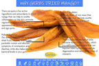 Gerbs Dried Mango Slices Unsweetened 4 lbs. | Dehydrated, Unsulfured, Resealable Bag | Naturally Chewy & Vibrant | Top 14 Allergen-Free