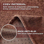 MYSKY HOME Sofa Covers Washable Couch Cover for Dogs Sofa Cover Furniture Protector Sofa Slipcovers for Dogs Water Resistant Furniture Protector Cover, Soft Non Slip Sofa Covers, 91" x 134", Chocolate