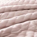 WDCOZY Pink Twin Size Quilt Bedding Sets with Pillow Sham, Lightweight Soft Bedspread Coverlet, Quilted Blanket Thin Comforter Bed Cover, All Season Summer Spring, 2 Pieces, 68x90 inches