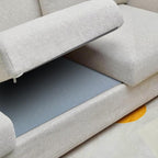 Veken 2x3 Ft Rug Pad Gripper for Hardwood Floors, Non Slip Grey Blue Rug Pads for Area Rugs, Thick Rug Grippers for Tile Floors, Under Carpet Anti Skid Mat, Keep Your Rugs Safe and in Place