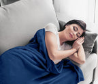 Utopia Bedding Fleece Blanket Throw Size Navy 300GSM Luxury Anti-Static Fuzzy Soft Microfiber Blanket for Couch, Sofa and Bed (50x60 Inch)