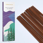 Folkulture Incense Sticks (75 Sticks) |8" Holy Palo Santo & Cedar Incense Sticks For Spritual, Inciensos para Sacar Malas Energias | No Charcoal,Organic,Non Toxic, 45 Mins, Long Burning Insence-Sticks