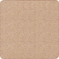 House, Home and More Skid-Resistant Carpet Indoor Area Rug Floor Mat - Praline Brown - 6 Ft X 6 Ft - Non Slip Rubber Backing, Stain Resistant, Dog Friendly, Living Room Bedroom Kitchen Entryway