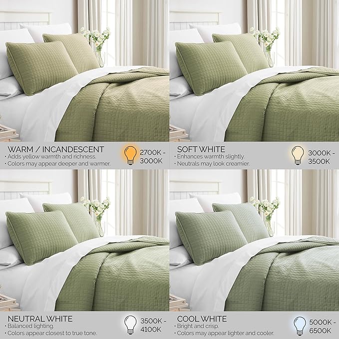 Southshore Fine Living, Inc. Oversized King Quilt Bedding Set, Pet Hair Resistant Bedding, Microfiber Lightweight Bedspread, California King Coverlet Set w/2 Pillow Shams, Sage Green Quilt