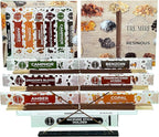 Trumiri Incense Sticks - 120 Insence-Sticks (20 Insense x 6 Incents) - Incienso Inscents-Sticks with Dragon Blood Frankincense Myrrh Benzoin Amber Copal Resin and Camphor Alcanfor + Incense Holder