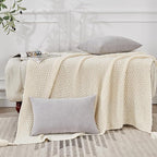 GAWAMAY Lumbar Support Pillow Decorative Throw Pillow Covers 12"x20" Inch Set of 2, Super Soft Chenille Pillowcase for Living Room Bedroom Sofa Couch Cushion Cover Light Grey 30x50cm (ONLY Covers)