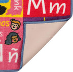 KC Cubs Bilingual Educational Kids Rug – English & Spanish ABC, Colors & Phrases – Language Learning Mat Classroom & Playroom Carpet Baby-Toddler 5x7