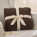 Bedsure GentleSoft Blankets Queen Size for Bed - Super Soft Cozy Blanket for Women Men Girls, Large Fuzzy Fleece Throw for Bedroom Decor, Brown, 90x90 Inches