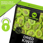 NUT CRAVINGS - Dried Kiwi Slices, Lightly Sweetened (32oz, 2 LB) Tu Bishvat Favorite - Sweet Healthy Snack, Vegan, Kosher, Resealable Bag