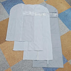 47-Inch Garment Bags Covers,Hanging Clothes Bag, Suit Cover Bags with Clear Window for Hanging Closet Clothes Storage and Travel (Gray-47Inch)