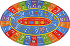 KC Cubs ABC Alphabet, Numbers and Shapes Educational Learning & Fun Game Play Area Non Slip Boy & Girl Kids Rug Carpet for Children Bedroom, Toddler Classroom & Baby Playroom Mat, Playtime Activity