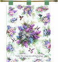 Manual Inspirational Collection 26 X 36-Inch Wall Hanging and Finial Rod, Whisper Wings with Verse by Lena Liu,