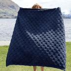 Bedsure GentleSoft Twin Blanket for Bed Navy - Super Soft Cozy Blankets for Women Men Girls, Cute Fuzzy Fleece Throws for Bedroom Couch, 60x80 Inches