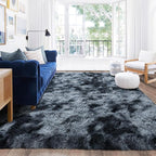 Rugs for Bedroom 4x6, Soft Shaggy Modern Shag Area Rug for Living Room, Upgrade Non-Slip Plush Fluffy Carpet for Kids Boys Girls Room Home Decor Aesthetic, Blue Grey