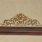 Touch of Class Giovana Aged Gold Acanthus Leaves and Roses Wall Topper - Picture Enhancements - Wall Decor Hanging for Bedroom, Bathroom, Dining Room, Living Room, Office