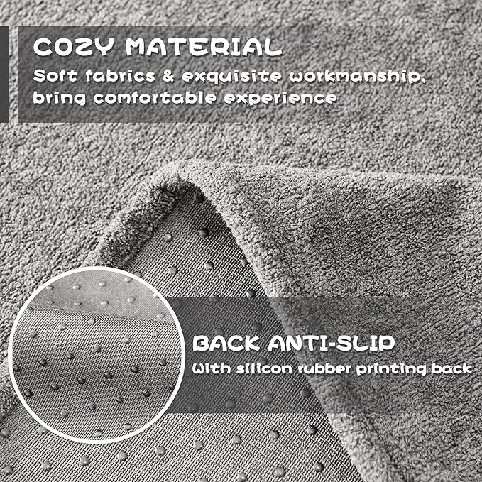 MYSKY HOME Couch Cover for 3 Cushion Couch Sofa, Couch Covers for Sofa, Dog Couch Protector, L Shape Sofa Cover Sofa Slipcovers Non-Slip Sofa Cover, Washable Furniture Cover for Pet, 71"x 150", Grey