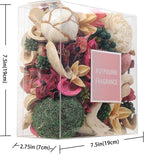 Qingbei Rina Valentines Potpourri Bowl Filler, Rose Scented Potpourri Dried Flower,Decorative Vase Filler, Home Fragrance Sachet,Bathroom Decor,14 Oz(Blush Pink)