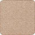House, Home and More Skid-Resistant Carpet Indoor Area Rug Floor Mat - Praline Brown - 3 Ft X 3 Ft - Non Slip Rubber Backing, Stain Resistant, Dog Friendly, Living Room Bedroom Kitchen Entryway