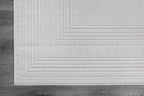 Micro Loop Indoor Rug White 10x14 Boho Geometric Neutral Area Rugs for Living Room Soft Luxury Modern Low and High Pile Durable Stain Resistant Non-Shedding Indoor Area Carpet 10 x 14