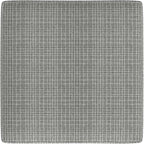 Homepop Home Decor | K7342-F2428 | Classic Square Storage Ottoman with Lift Off Lid- Sage Mini Grid Pattern