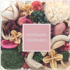 Qingbei Rina Valentines Potpourri Bowl Filler, Rose Scented Potpourri Dried Flower,Decorative Vase Filler, Home Fragrance Sachet,Bathroom Decor,14 Oz(Blush Pink)