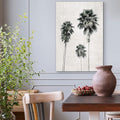 Renditions Gallery Canvas Nature Wall Art Modern Paintings & Prints Decor Vintage Palm Trees Sketch Black & White Abstract Wall Hanging Artwork for Bedroom Office Kitchen - 12"x18" LT06