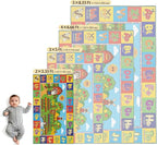 Upgrade Ultra Non Slip Kids ABC Rug for Kids Playroom, 2x3 Washable Alphabet Educational Learning Play Mat for Toddlers Baby Boys Girls, Colorful Farm Carpet for Nursery, Classroom & Bedroom, 24"x40"
