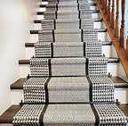 Kilim Runner 4x15 Cotton Runner Rug Gray & Beige Flatweave Runner 0.19 inches Stone Easy Washable Hand Wash Cotton Carpet Indoor Outdoor Runner Rugs for Hallway, Staircases, Corridor Runner