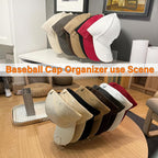 Hat Stand Organizer for Baseball Caps, Acrylic Hat Holder & Rack, 2PCS Clear Stand for 16 Caps, Ideal for Bedroom, Closet, Dresser, Office and Entrance (2)