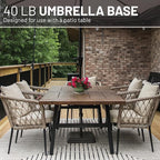 US Weight 40 Pound Umbrella Base - Weighted Umbrella base For Use With Patio Table – Heavy Duty Base- Made in the USA