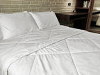 Down Alternative Duvet Comforter 100% Peruvian Alpaca Wool Fill - All-Season Hypoallergenic Thermal Control - All natural sustainable, King/Cal King