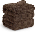 Bedsure GentleSoft Blankets Queen Size for Bed - Super Soft Cozy Blanket for Women Men Girls, Large Fuzzy Fleece Throw for Bedroom Decor, Brown, 90x90 Inches