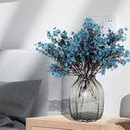 JAKY-Global Babys Breath Silk Artificial Flowers Bulk 20pcs for Fall Decor Fake Flower Bouquet Bulk for Home Kitchen Indoor Bouquet Floral Arrangement Table Centerpieces Party Decor(Autumn Blue)