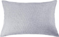 Aiking Home Woven Fine Faux Linen Throw Pillow Cover, Size 12"x18", Light Grey