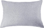 Aiking Home Woven Fine Faux Linen Throw Pillow Cover, Size 12"x18", Light Grey