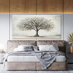 AIXMGSJS Canvas Wall Art Decor Tree of Life Art Modern Black and White Art Prints Canvas Art Wall Decor Artwork for Walls Decorations Pictures for Living Room for Home Office Wall Decor 20"X40"