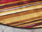Unique Loom Barista Collection Area Rug - Icatu (7' 10" Round, Beige/ Brown)