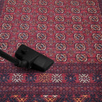 Keen Home Design 6x9 Rug - Machine Washable Area Rug with Non-Slip Backing, Ideal for Living Room, Dining Room, Bedroom - Vintage, Easy Clean, Durable, Low Pile Rug - (6' x 9')
