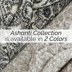 Southshore Fine Living, Inc. Ashanti Collection Oversized Quilt Queen Bedding Set Lightweight, Soft Coverlet Bedspread 3-Piece with Two Matching Shams (98 in Wide x 98 in Long), Full/Queen, Grey